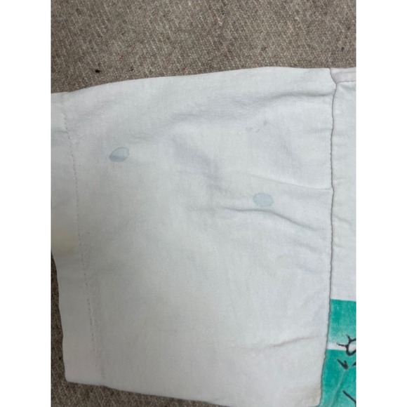 vintage malaysia art shirt mens large white 1990s art water house stream - Picture 5 of 9